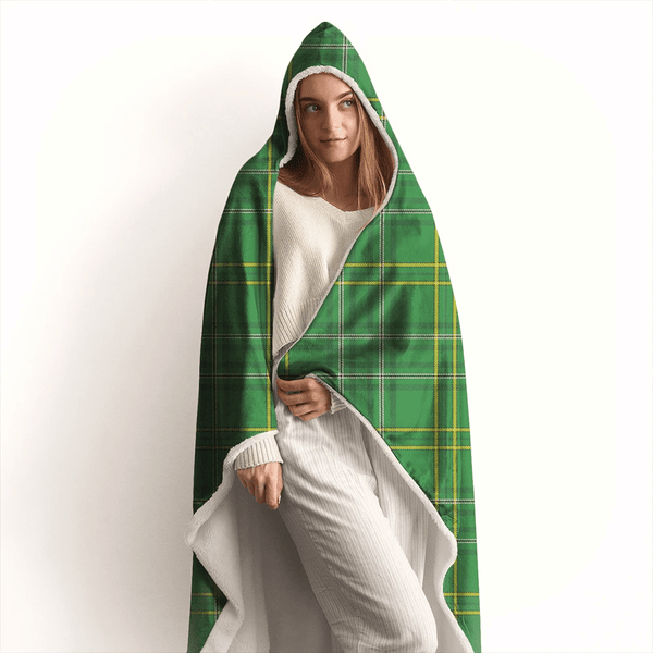 Wexford County Tartan Classic Hooded Blanket