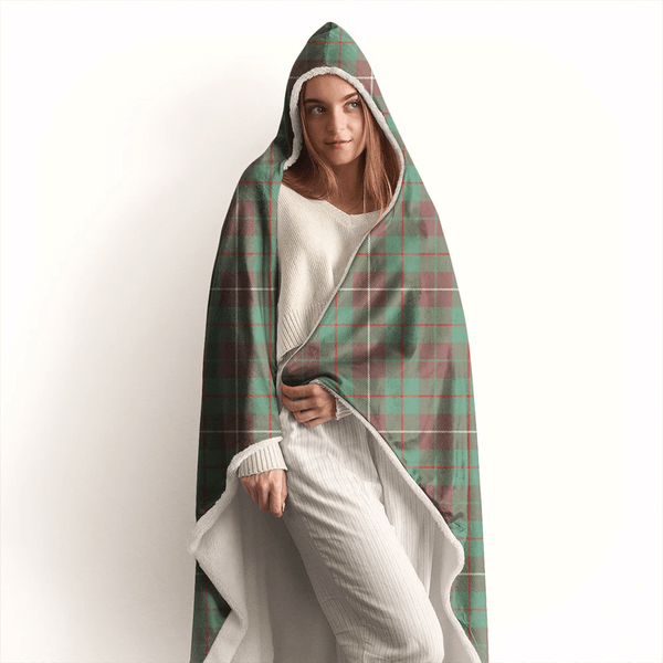 MacKinnon Hunting Ancient Tartan Classic Hooded Blanket