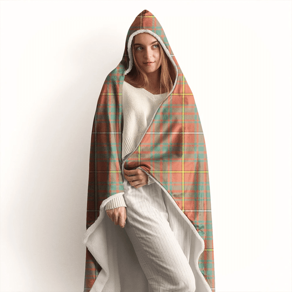 Bruce Ancient Tartan Classic Hooded Blanket