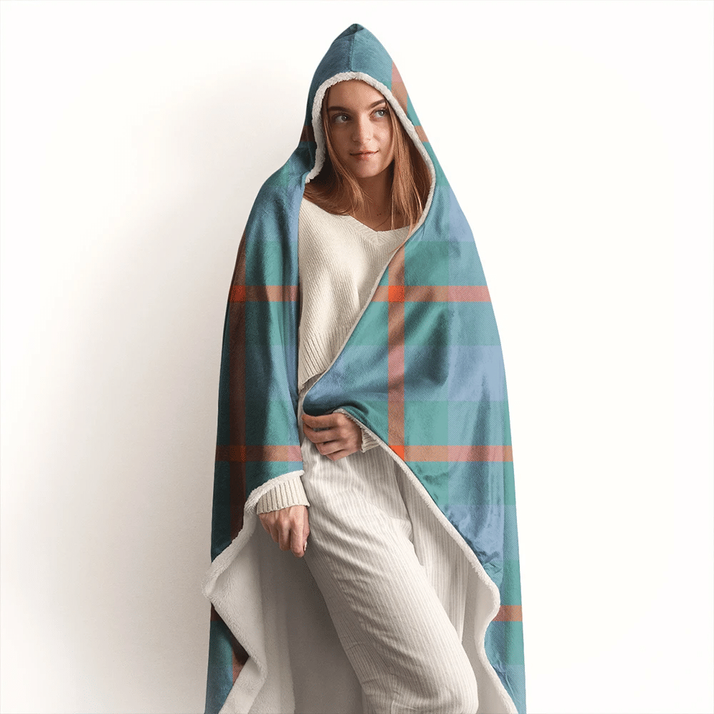 Agnew Ancient Tartan Classic Hooded Blanket