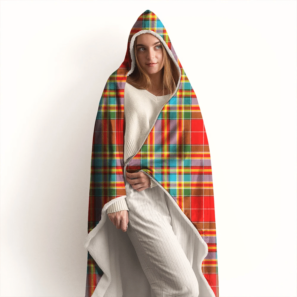 Chattan Tartan Classic Hooded Blanket