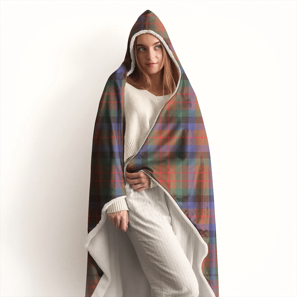 MacDuff Hunting Modern Tartan Classic Hooded Blanket