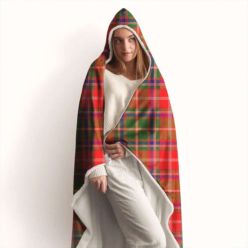 Somerville Modern Tartan Classic Hooded Blanket