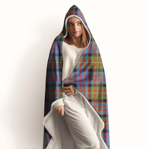 Carnegie Ancient Tartan Classic Hooded Blanket