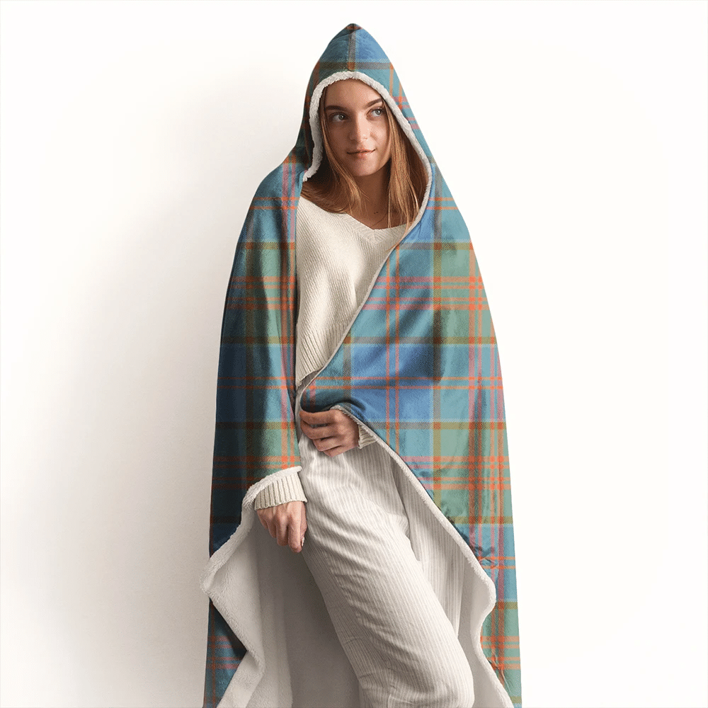 Stewart of Appin Hunting Ancient Tartan Classic Hooded Blanket