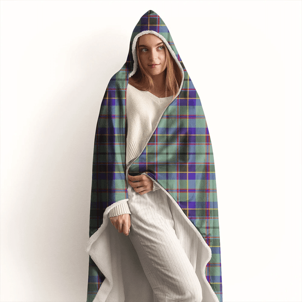 Stevenson Tartan Classic Hooded Blanket