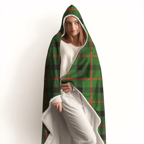 Kincaid Modern Tartan Classic Hooded Blanket