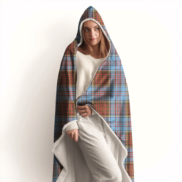 Anderson Modern Tartan Classic Hooded Blanket