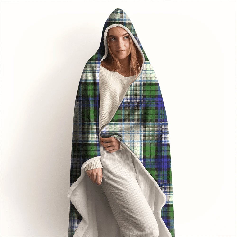 Blackwatch Dress Modern Tartan Classic Hooded Blanket