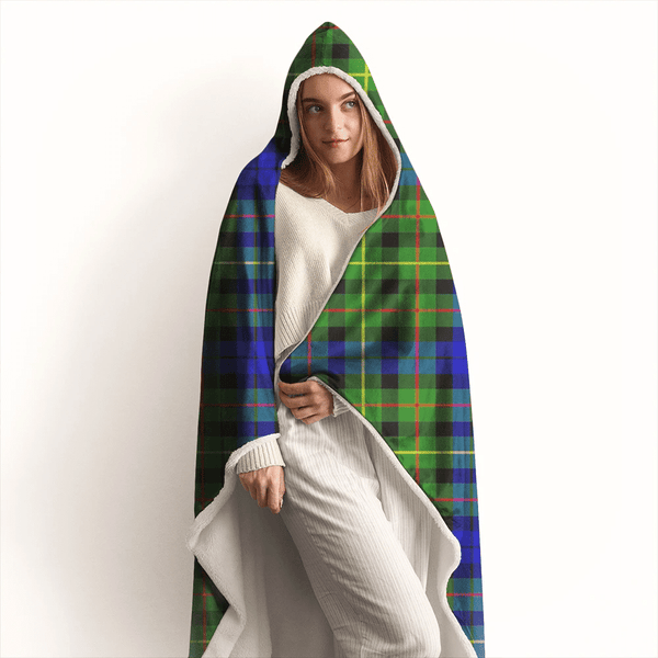 Rollo Modern Tartan Classic Hooded Blanket