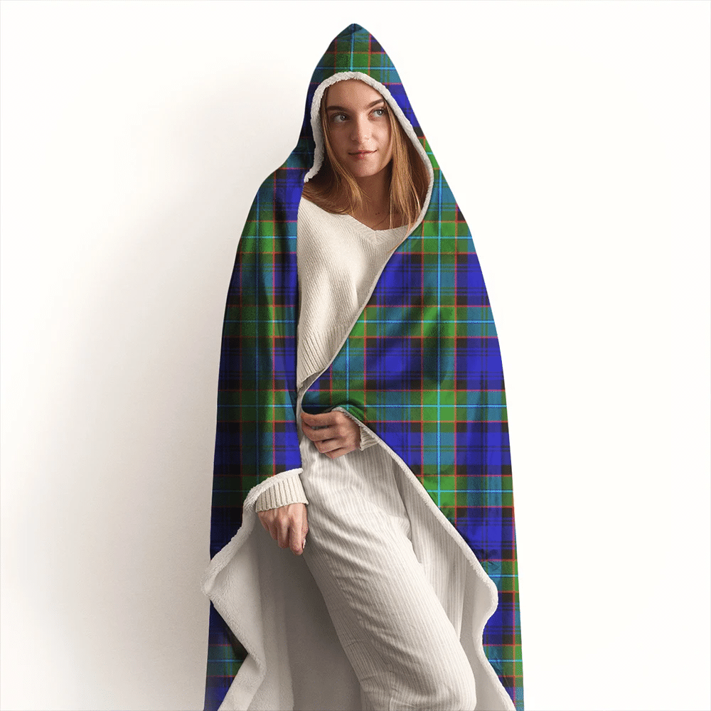 Sempill Modern Tartan Classic Hooded Blanket