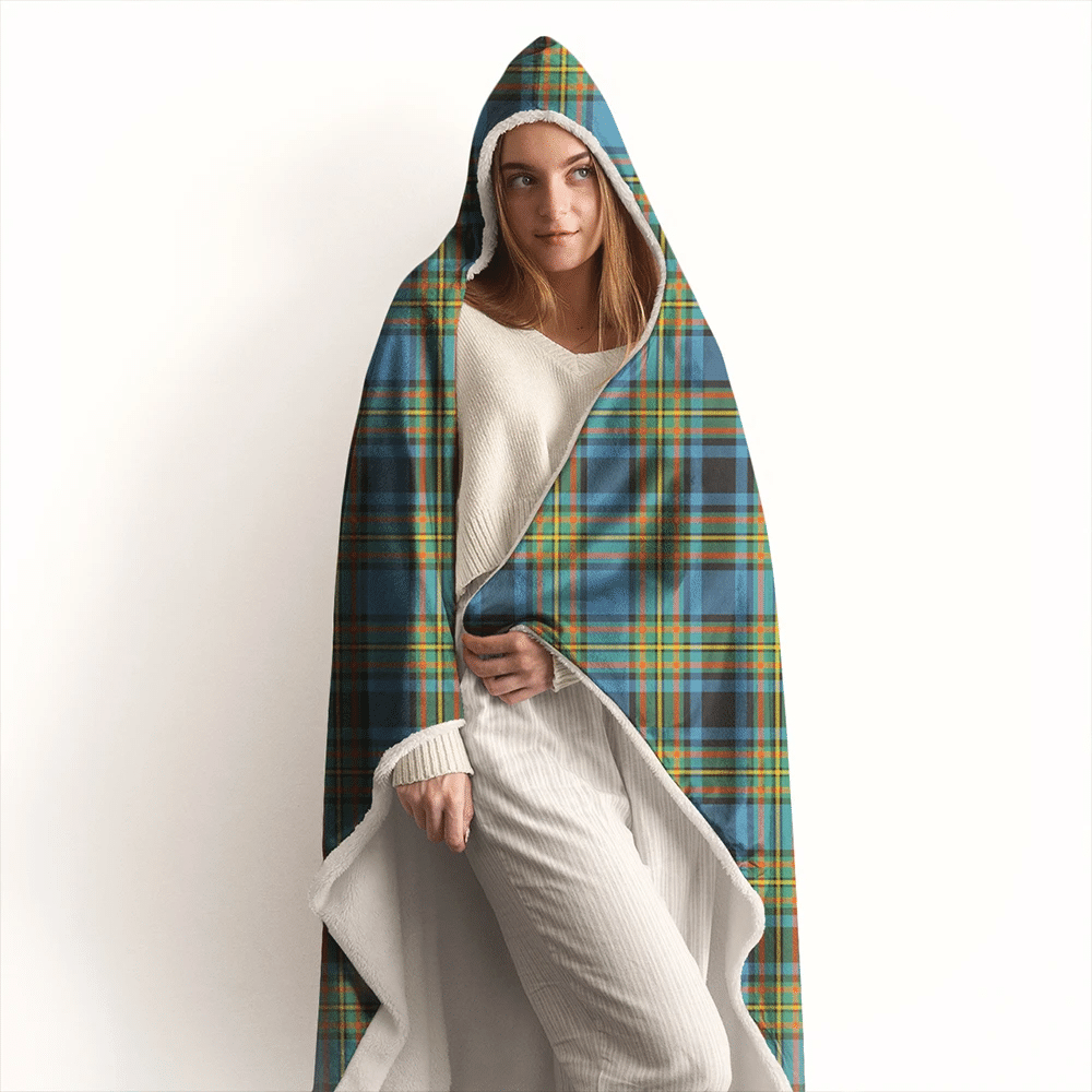 Gillies Ancient Tartan Classic Hooded Blanket