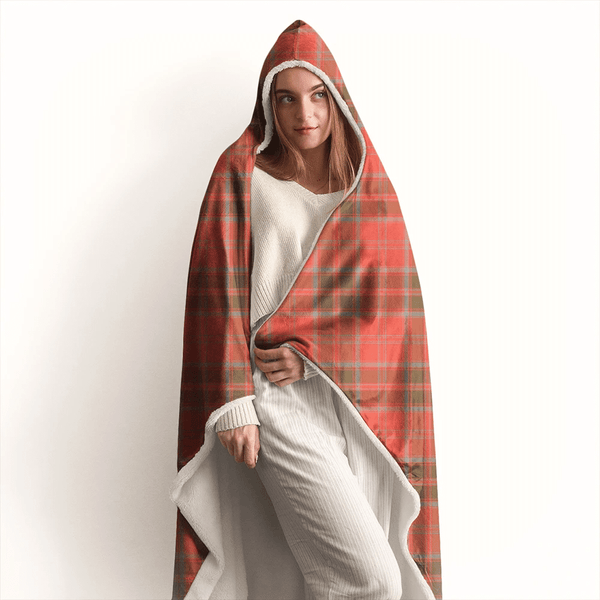 Grant Weathered Tartan Classic Hooded Blanket