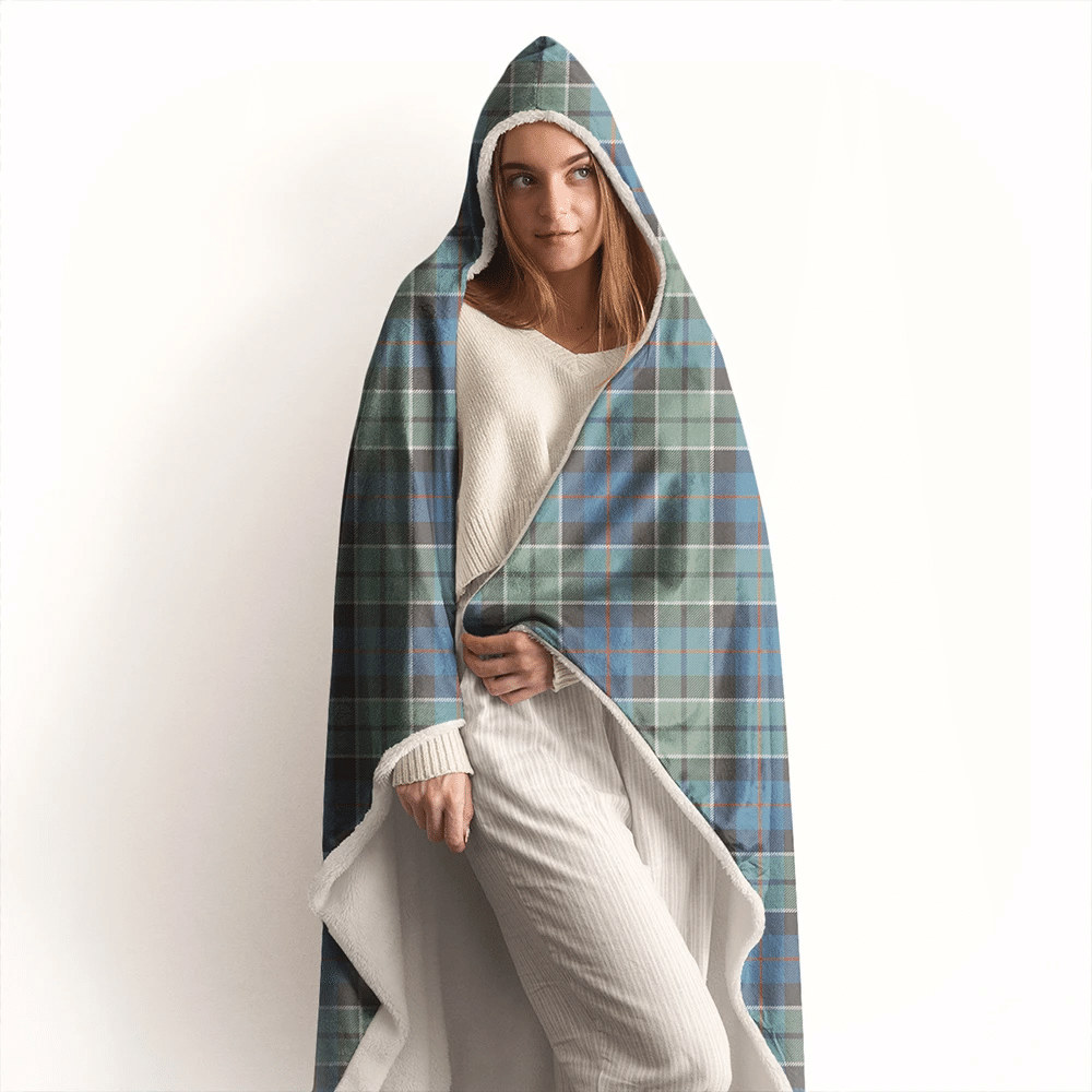 Leslie Hunting Tartan Classic Hooded Blanket