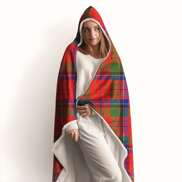 Nicolson Modern Tartan Classic Hooded Blanket