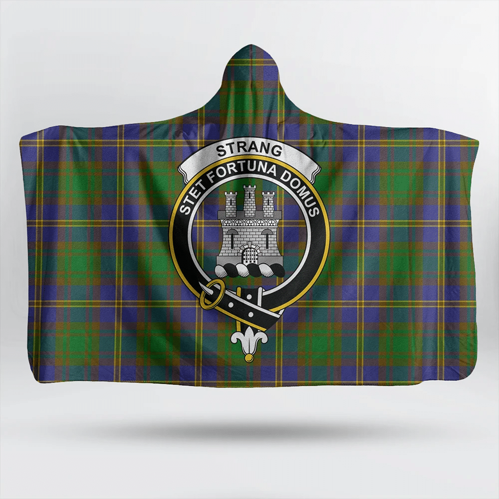 Moubray Tartan Classic Crest Hooded Blanket