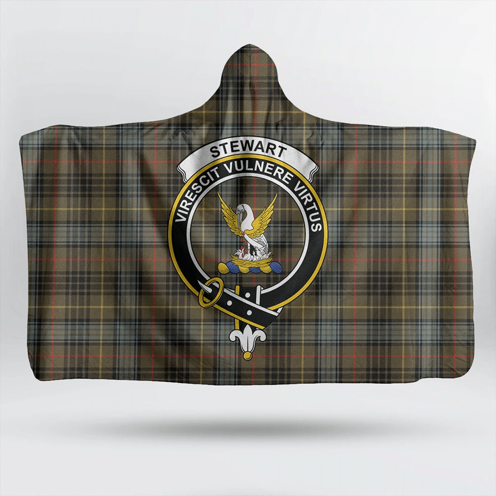 Moffat Modern Tartan Classic Crest Hooded Blanket