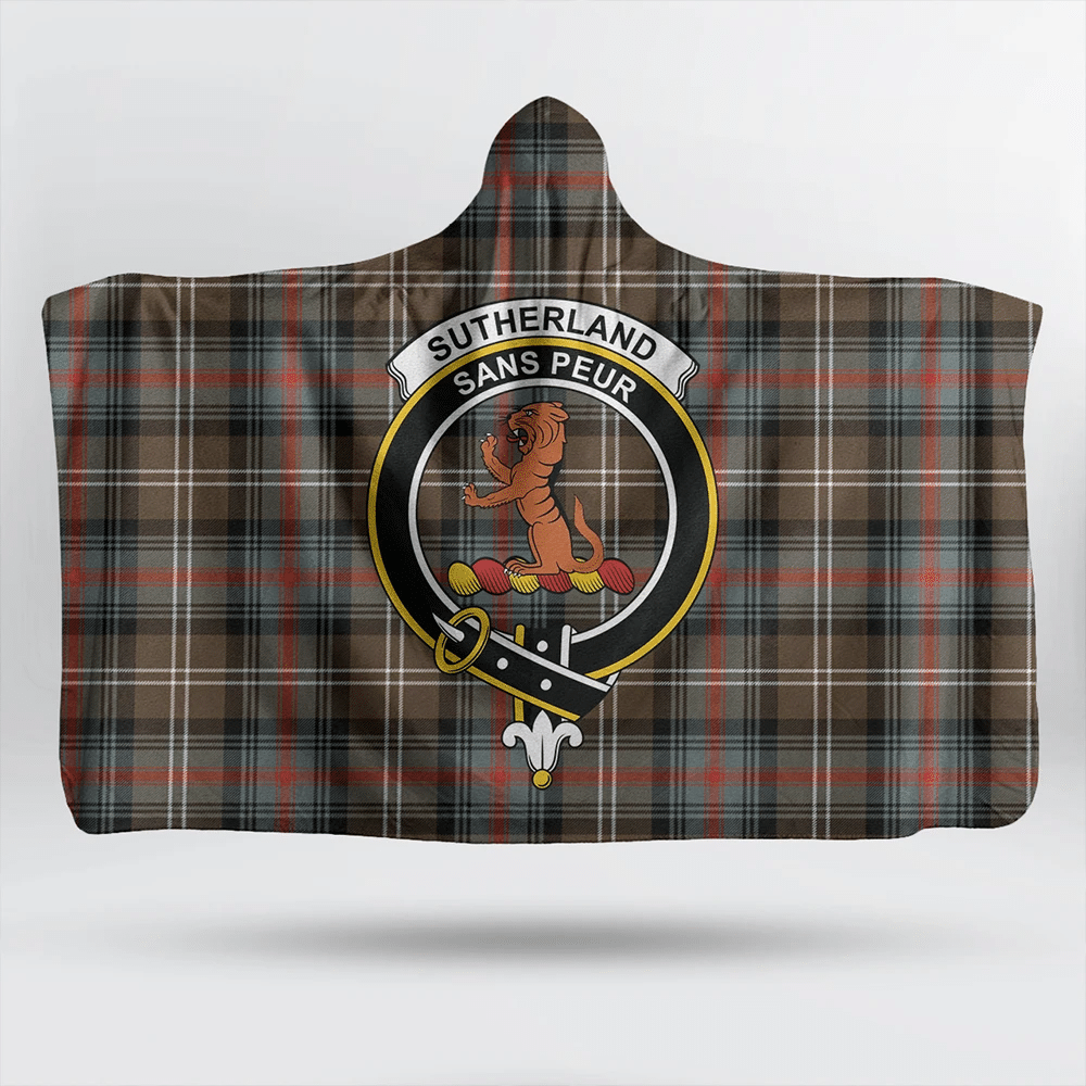 Munro Modern Tartan Classic Crest Hooded Blanket