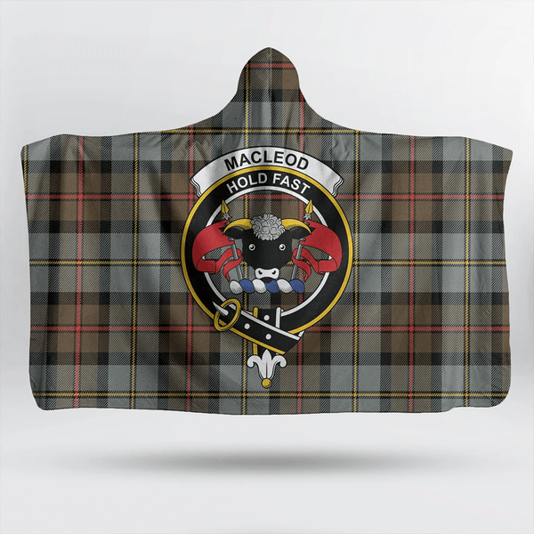 Turnbull Dress Tartan Classic Crest Hooded Blanket