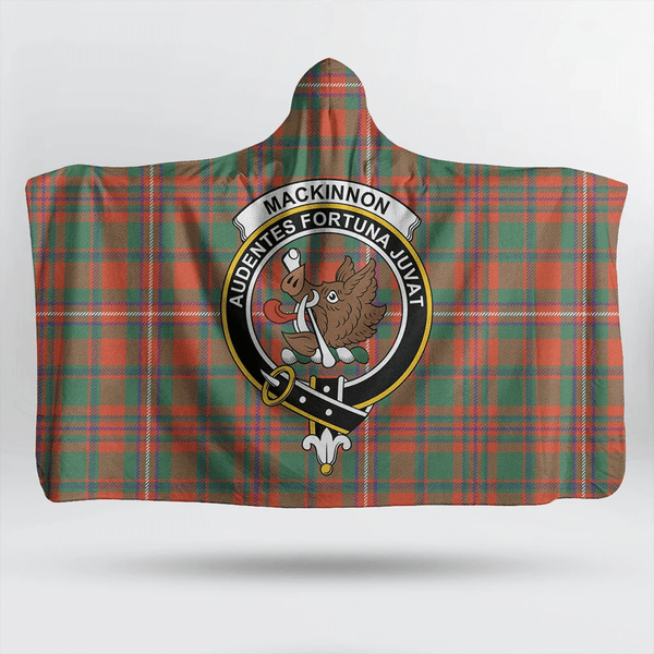 Sinclair Modern Tartan Classic Crest Hooded Blanket