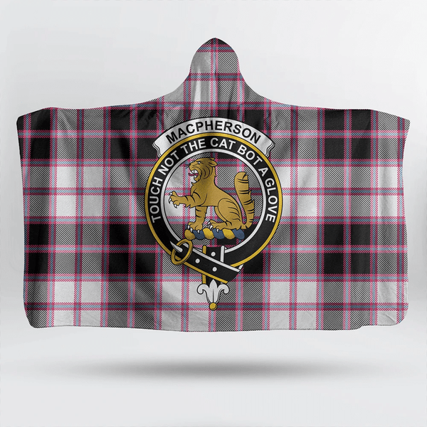 MacDonnell of Glengarry Modern Tartan Classic Crest Hooded Blanket