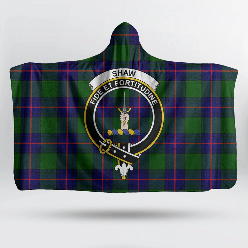 Marjoribanks Tartan Classic Crest Hooded Blanket