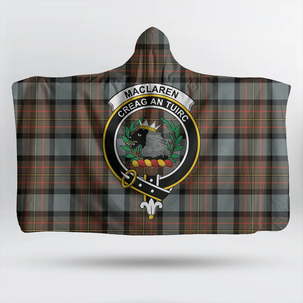 Strange of Balkaskie Tartan Classic Crest Hooded Blanket