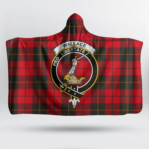 Nicolson Modern Tartan Classic Crest Hooded Blanket