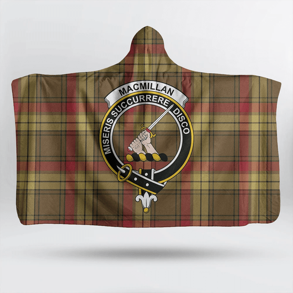 Wallace Weathered Tartan Classic Crest Hooded Blanket