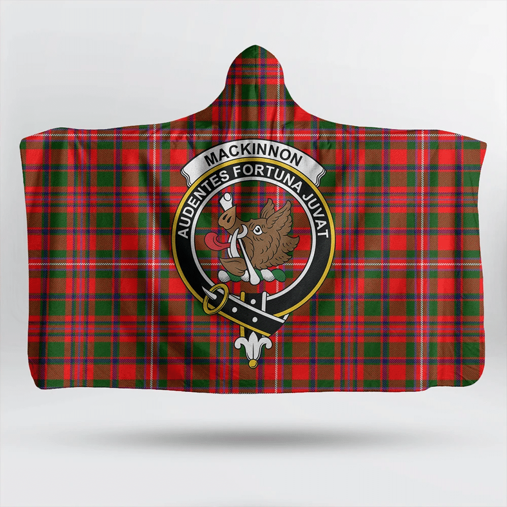 Spens Modern Tartan Classic Crest Hooded Blanket