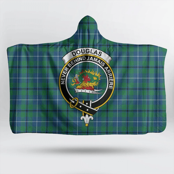 Douglas Ancient Tartan Classic Crest Hooded Blanket