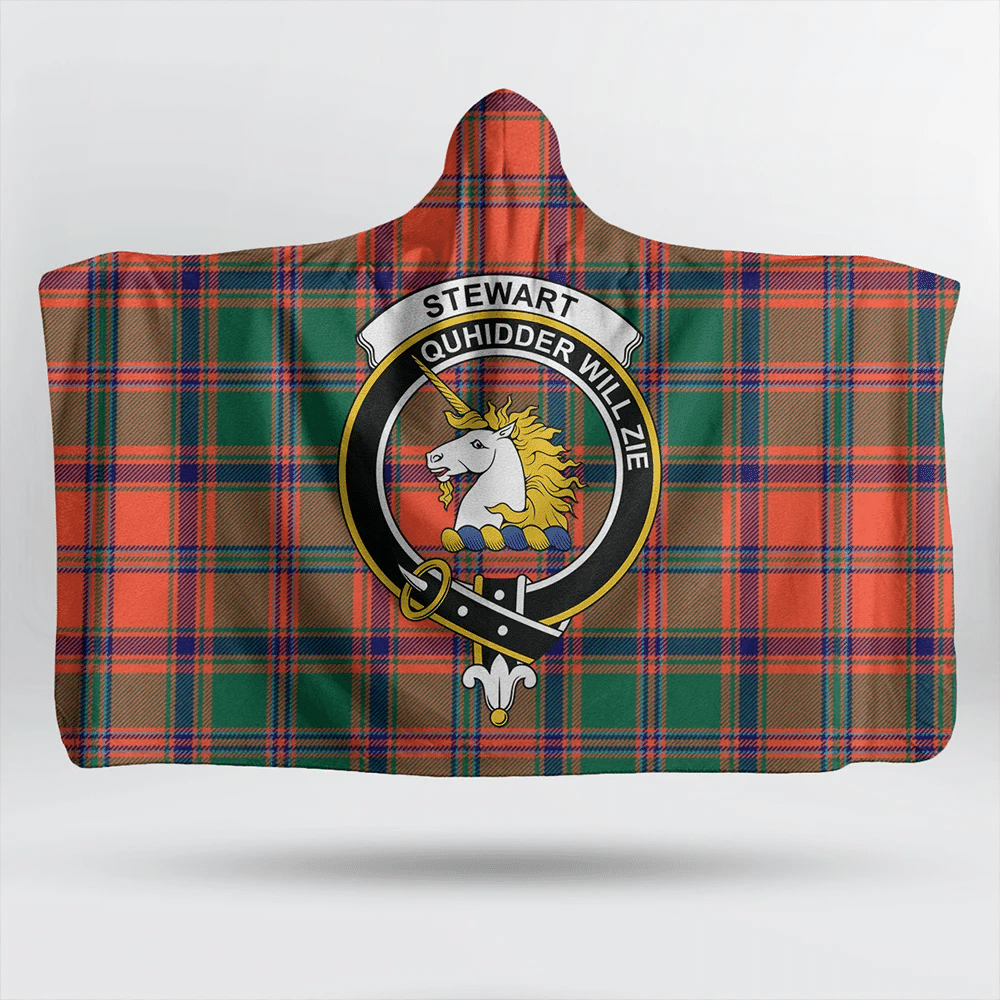 Montgomery Ancient Tartan Classic Crest Hooded Blanket