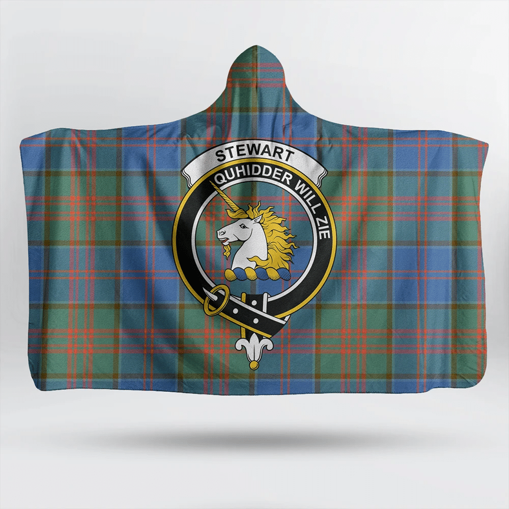 Montgomery Modern Tartan Classic Crest Hooded Blanket