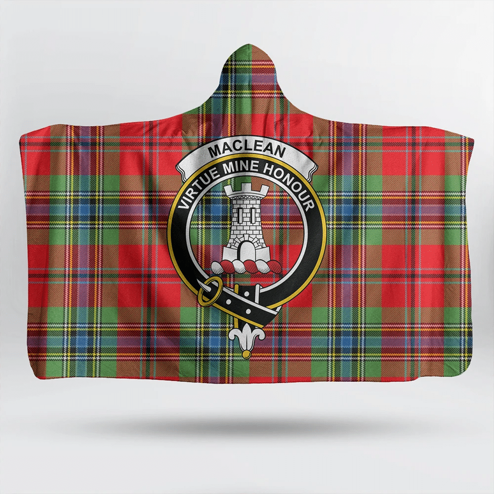 Tailyour Weathered Tartan Classic Crest Hooded Blanket