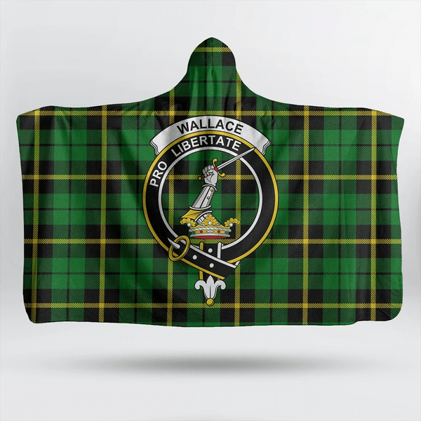 Nicolson Ancient Tartan Classic Crest Hooded Blanket