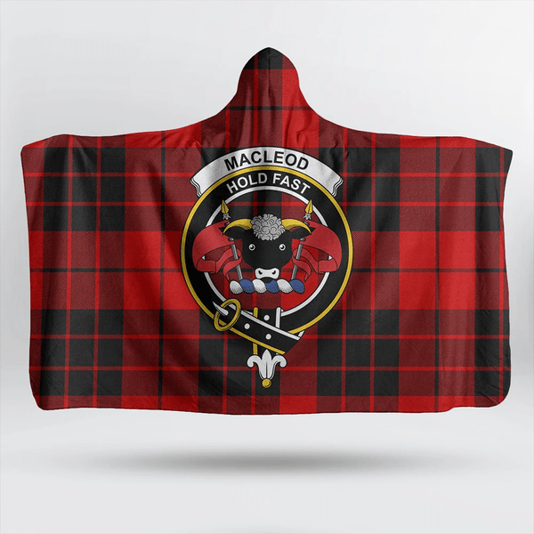 Urquhart Ancient Tartan Classic Crest Hooded Blanket