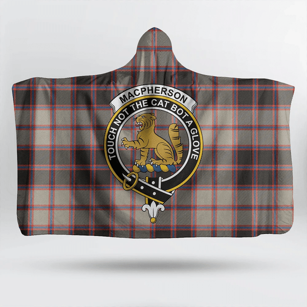 MacDonnell of Glengarry Ancient Tartan Classic Crest Hooded Blanket