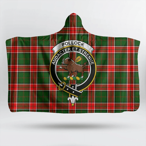 MacNaughton Ancient Tartan Classic Crest Hooded Blanket