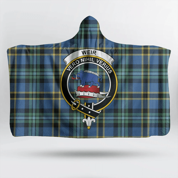 Ogilvie of Airlie Ancient Tartan Classic Crest Hooded Blanket