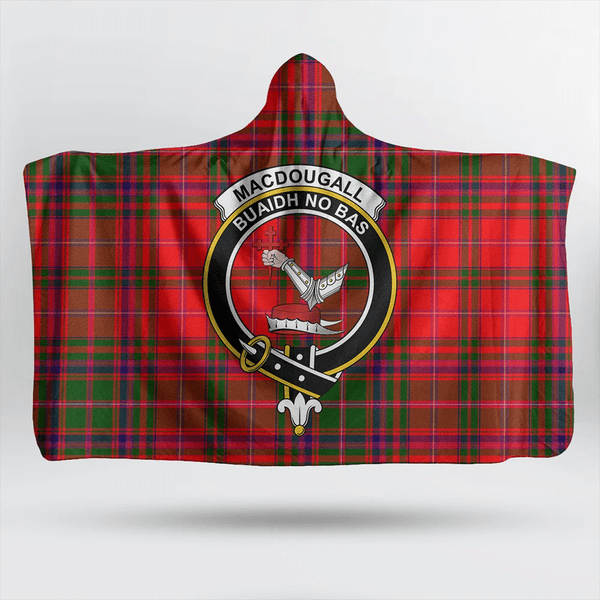 Rattray Modern Tartan Classic Crest Hooded Blanket