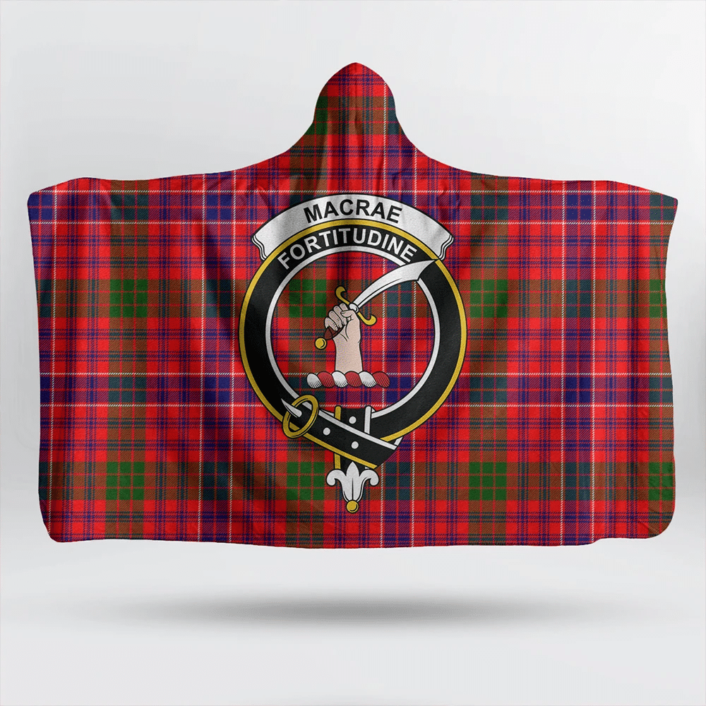 MacFie Tartan Classic Crest Hooded Blanket