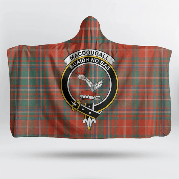 Ramsay Modern Tartan Classic Crest Hooded Blanket