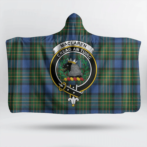 Stirling & Bannockburn District Tartan Classic Crest Hooded Blanket