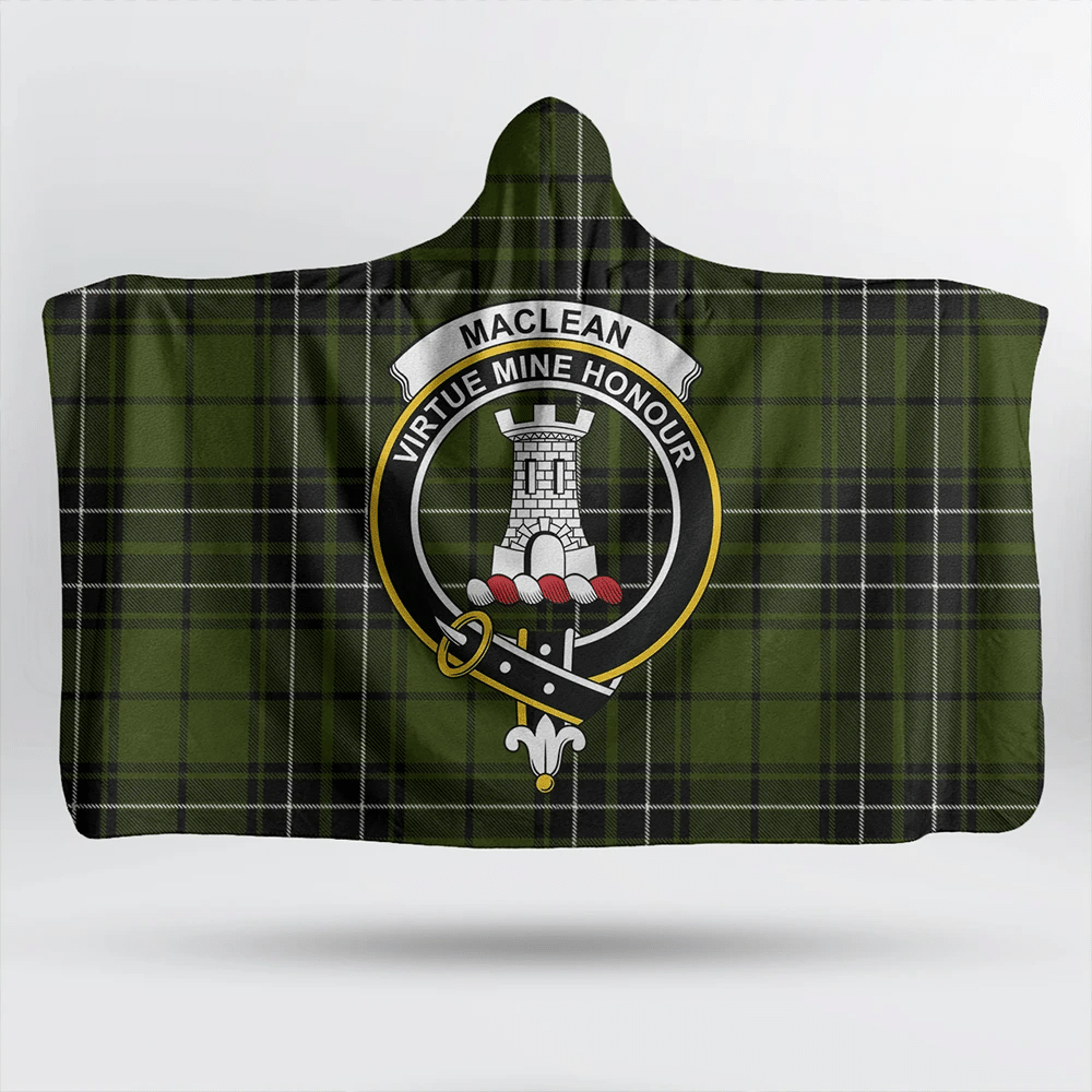 Sutherland Modern Tartan Classic Crest Hooded Blanket