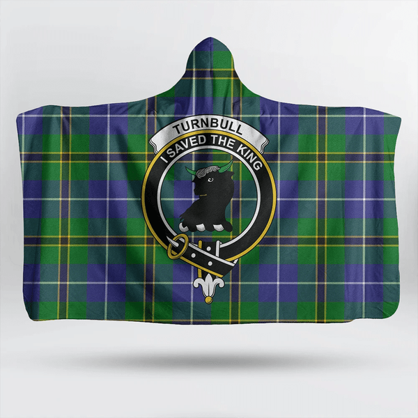 Nairn Tartan Classic Crest Hooded Blanket