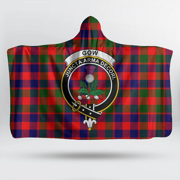 Gow Modern Tartan Classic Crest Hooded Blanket