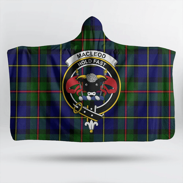 Tennant Tartan Classic Crest Hooded Blanket