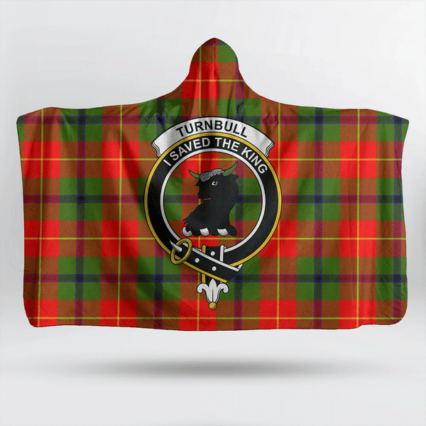 Murray of Tulloch Modern Tartan Classic Crest Hooded Blanket