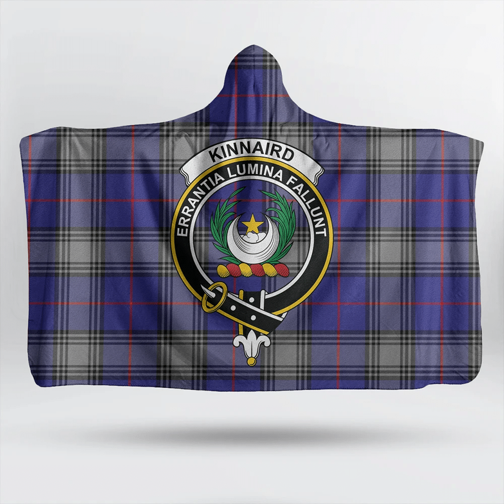 Kinnaird Tartan Classic Crest Hooded Blanket