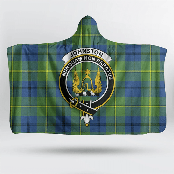 Johnston Ancient Tartan Classic Crest Hooded Blanket